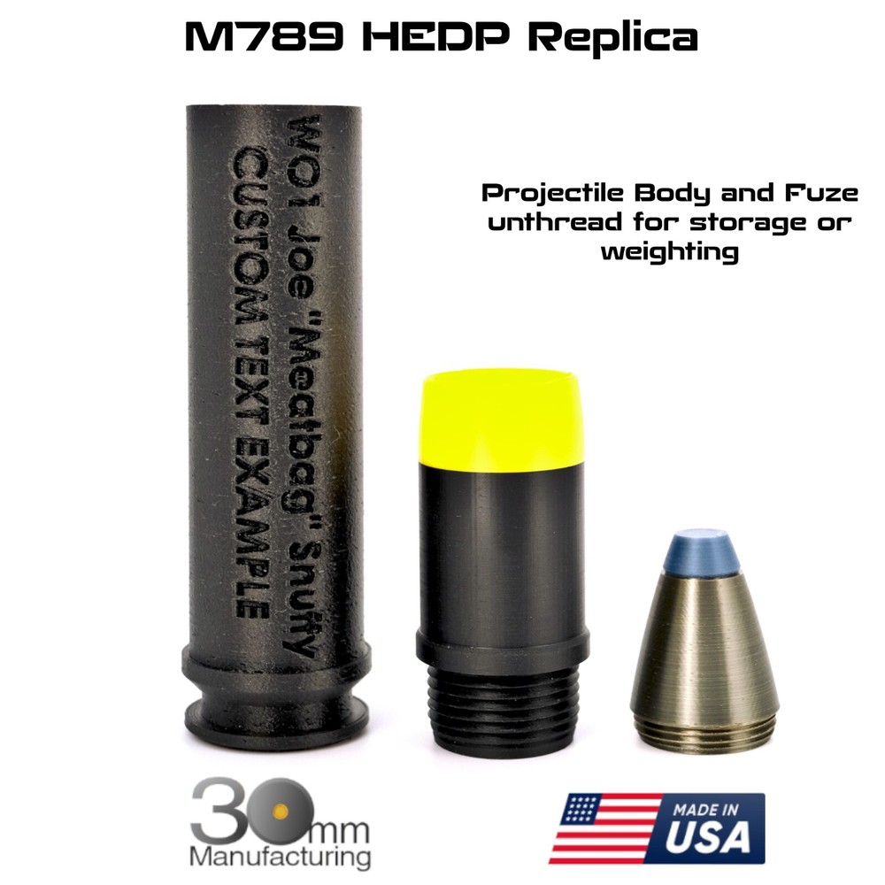 AH-64 Apache M789 HEDP Replica - Customizable