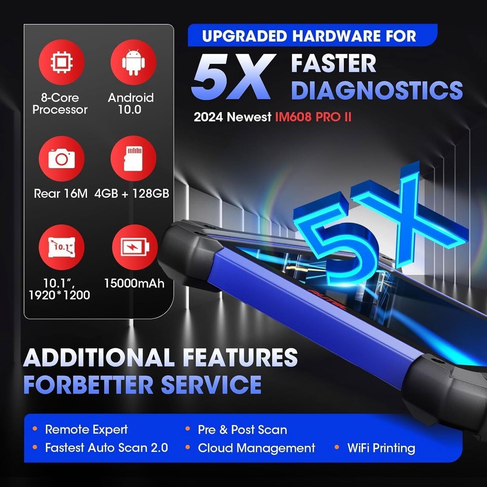 Autel MaxiIM IM608S II 2in1 Key Programmer & ECU Coding Diagnostics IM608 PRO II