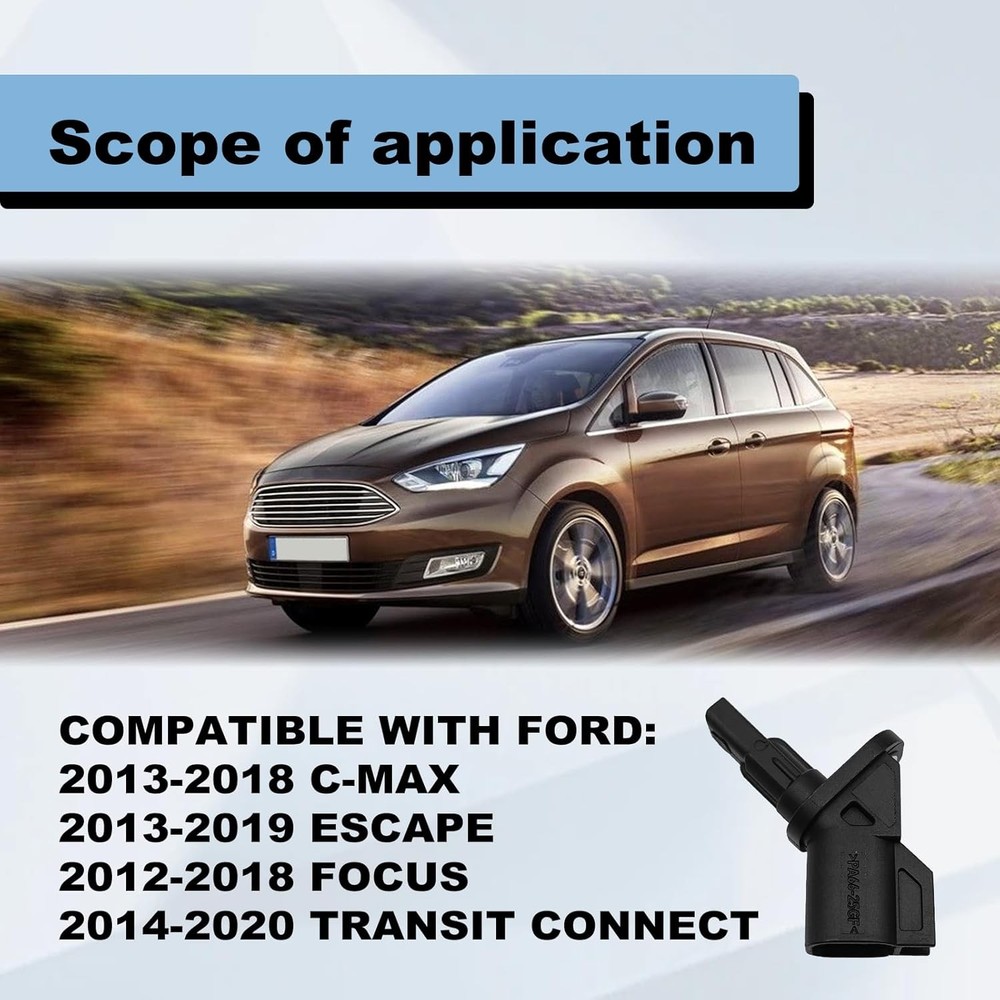 Left OR Right Before The Abs Wheel Speed Sensor Compatible with Ford Focus C-Max