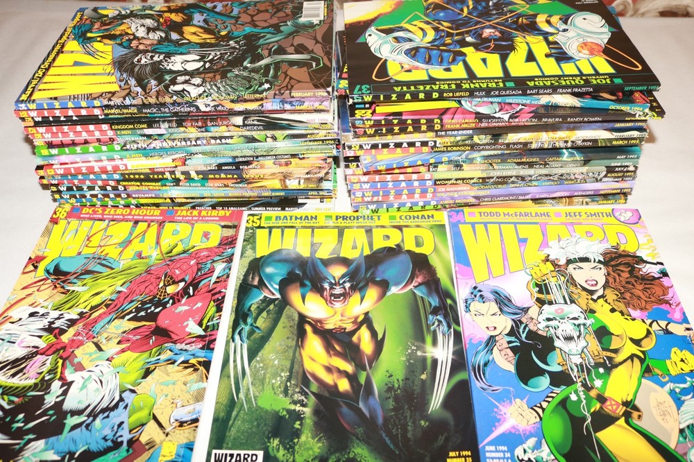 WIZARD - COMIC BOOK MAGAZINE - Select Your Back Issue