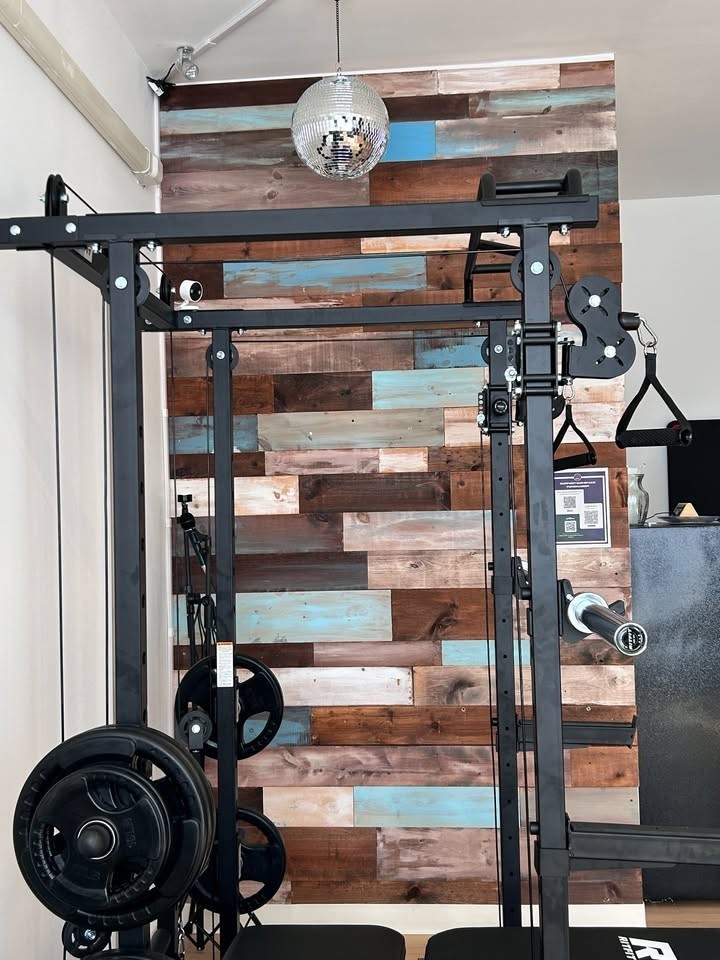 RitFit Squat Rack with LAT PullDown/Cable Crossover (already assembled)