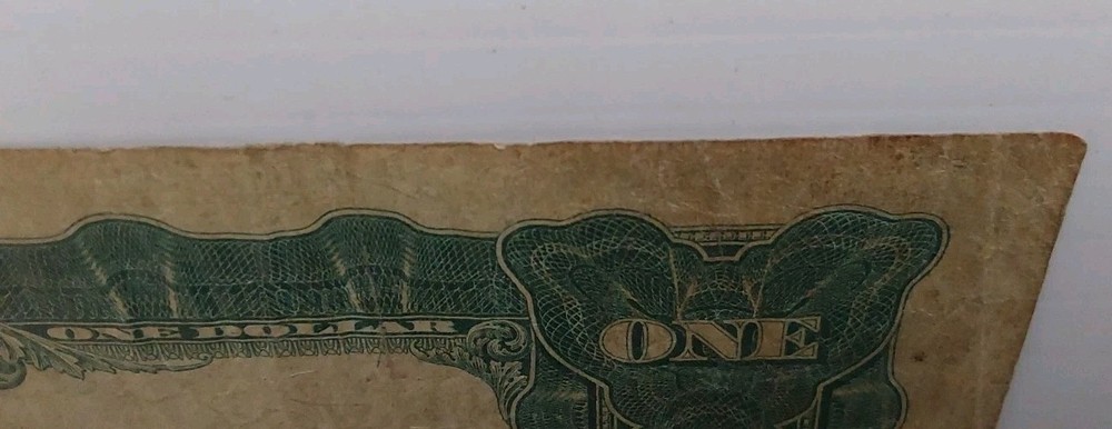 1899 1$ Black Eagle Silver Certificate - Serial# M12110321A (CIRCULATED)