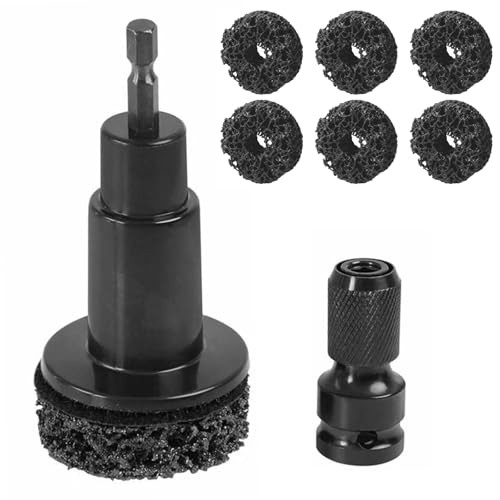 Wheel Hub Resurfacing & Stud Cleaning Kit, Quick Rust Removal Tool for Lug