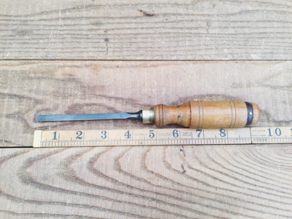 Vintage ¼” Marples & Sons Mortice Chisel