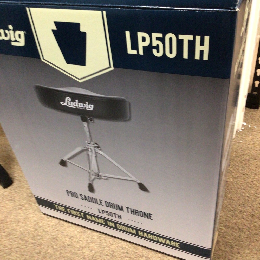 Ludwig Pro Saddle Drum Throne With Buttkicker Concert