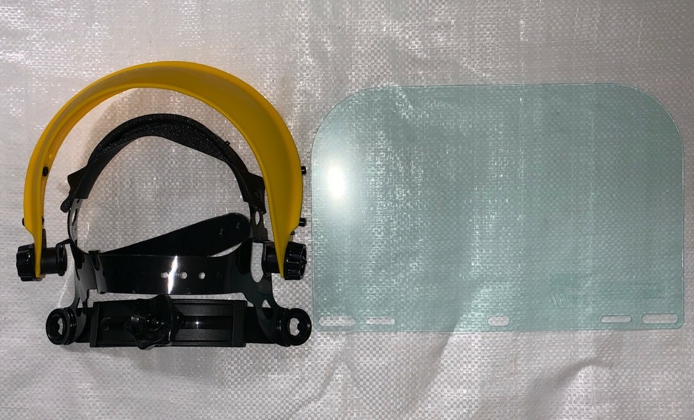 Astron Lightweight Adjustable 8" Clear Faceshield & Headgear Assembly