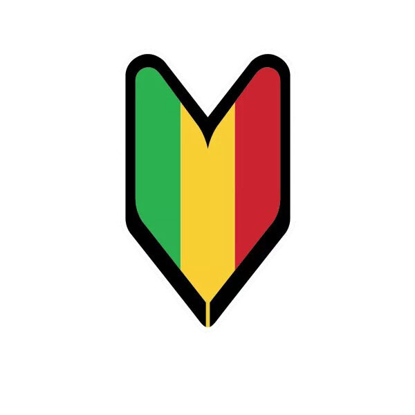 Malian Driver Badge Sticker Decal
