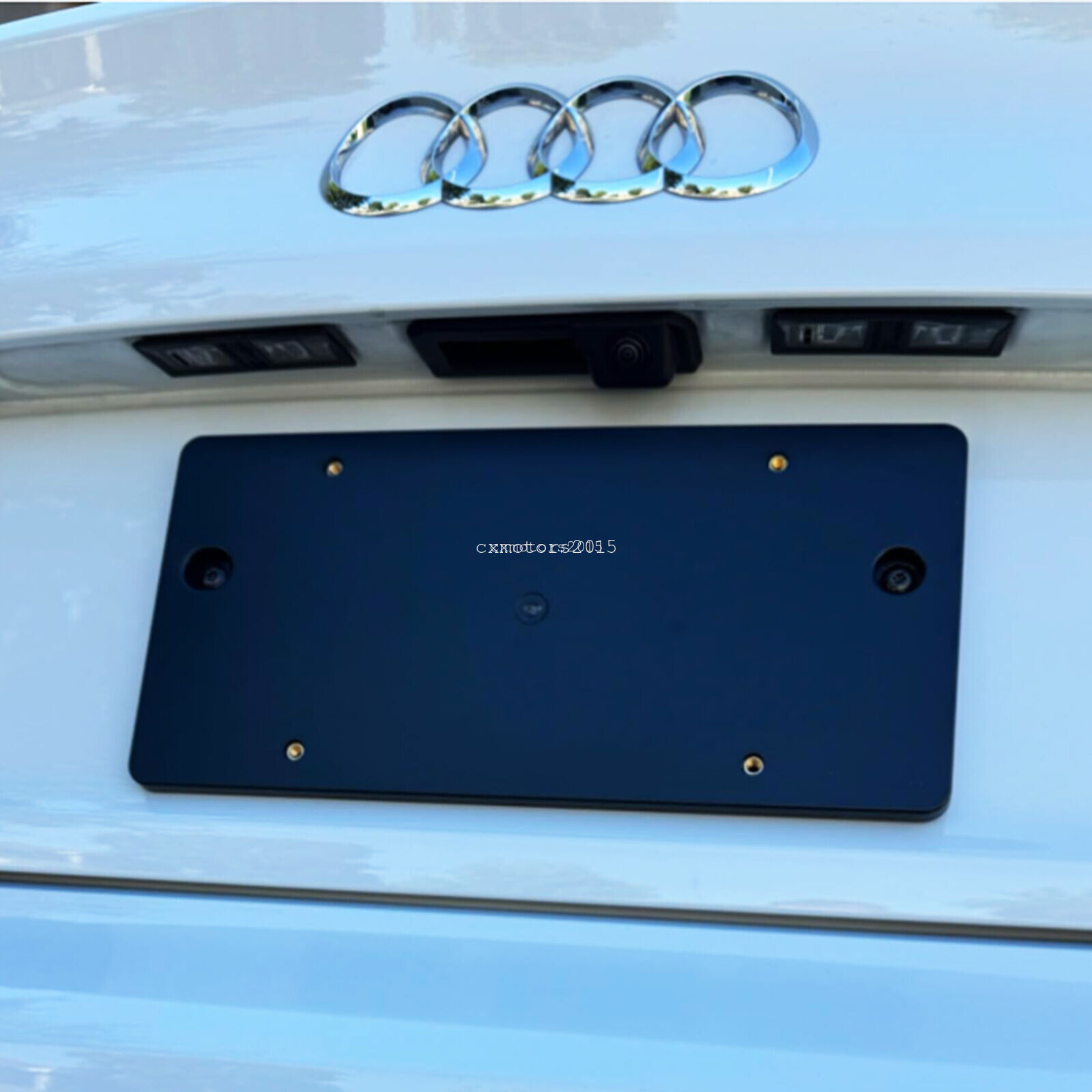 Rear Bumper License Plate Bracket Tag Holder for 2013-2023 Audi A4 A5 A6 A7 A8