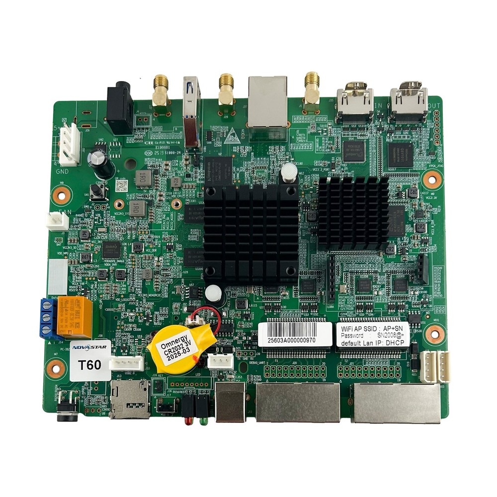 T60 LED Controller Card Media Player 4K WiFi