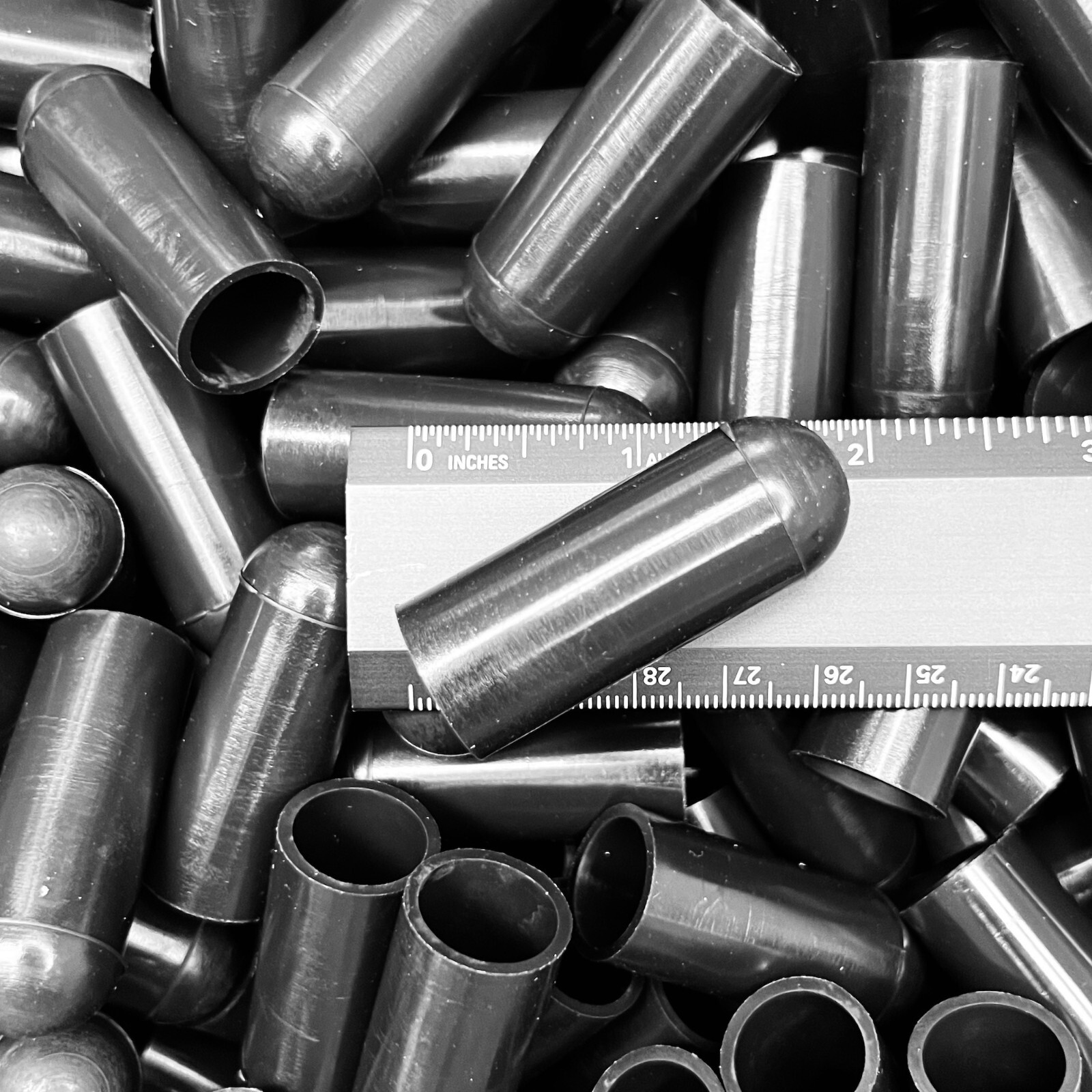 (25) 5/8" ID High Temp Silicone Rubber Powder Coating Caps Cerakote Vacuum Cap