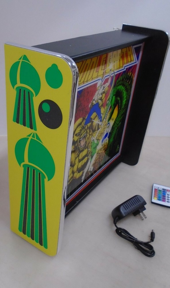 Atari Middle Earth Pinball Head LED Display light box