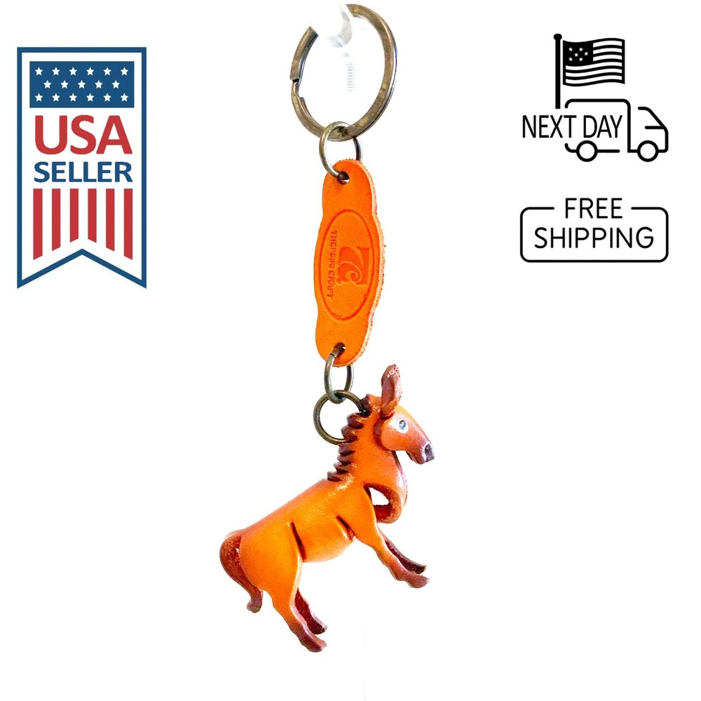 Horse Handmade Leather Keyring