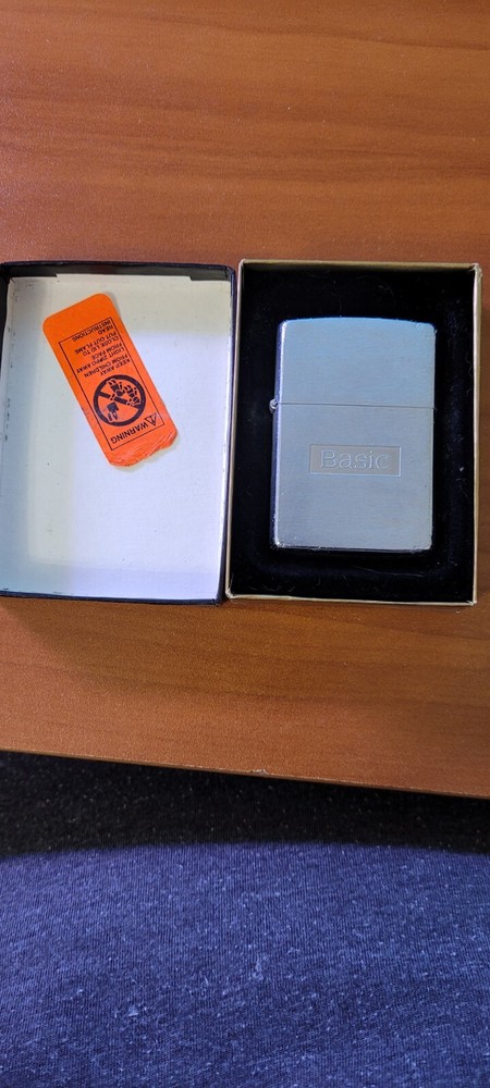 1994 My Basic Zippo Lighter With Box