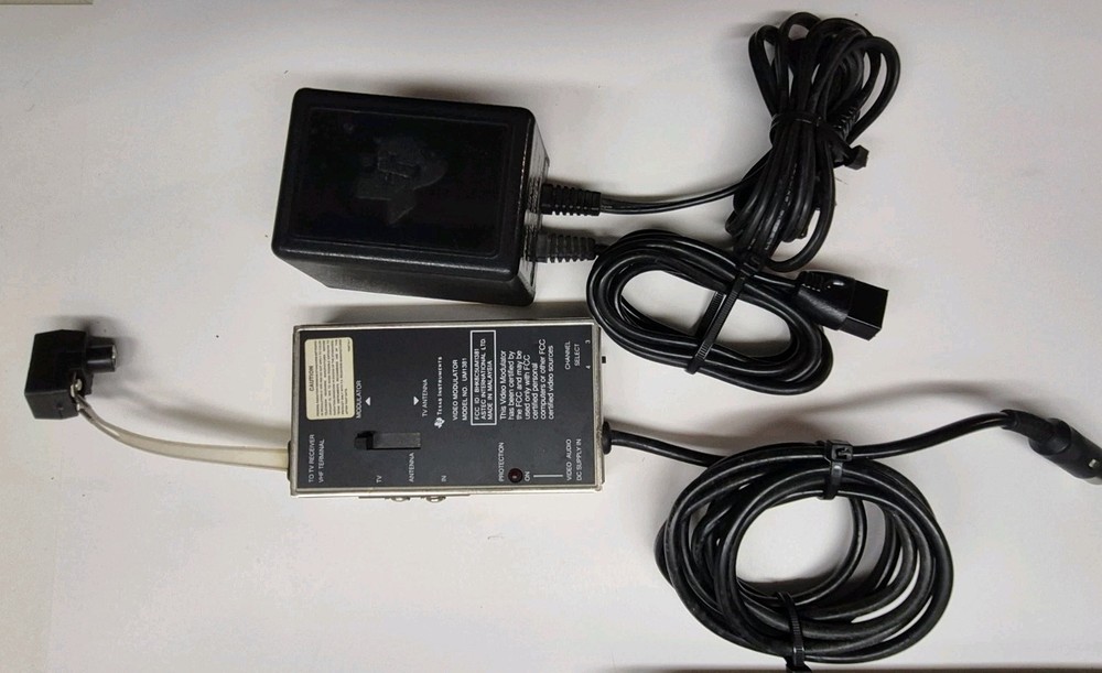 Texas Instruments TI-99/4A Computer Bundle: Computer/AC Adap./RF Mod/Software