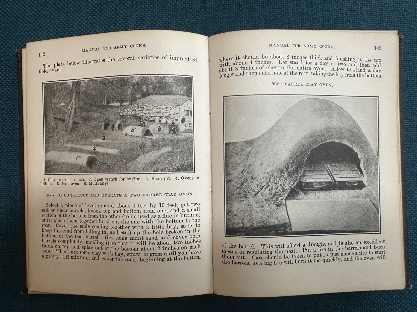 1916 Manual For Army Cooks, War Department, Doc. No: 564, Quartermaster General