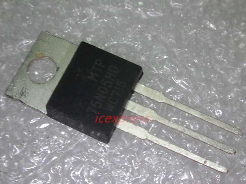 10PCS MTP75N05HD TO-220