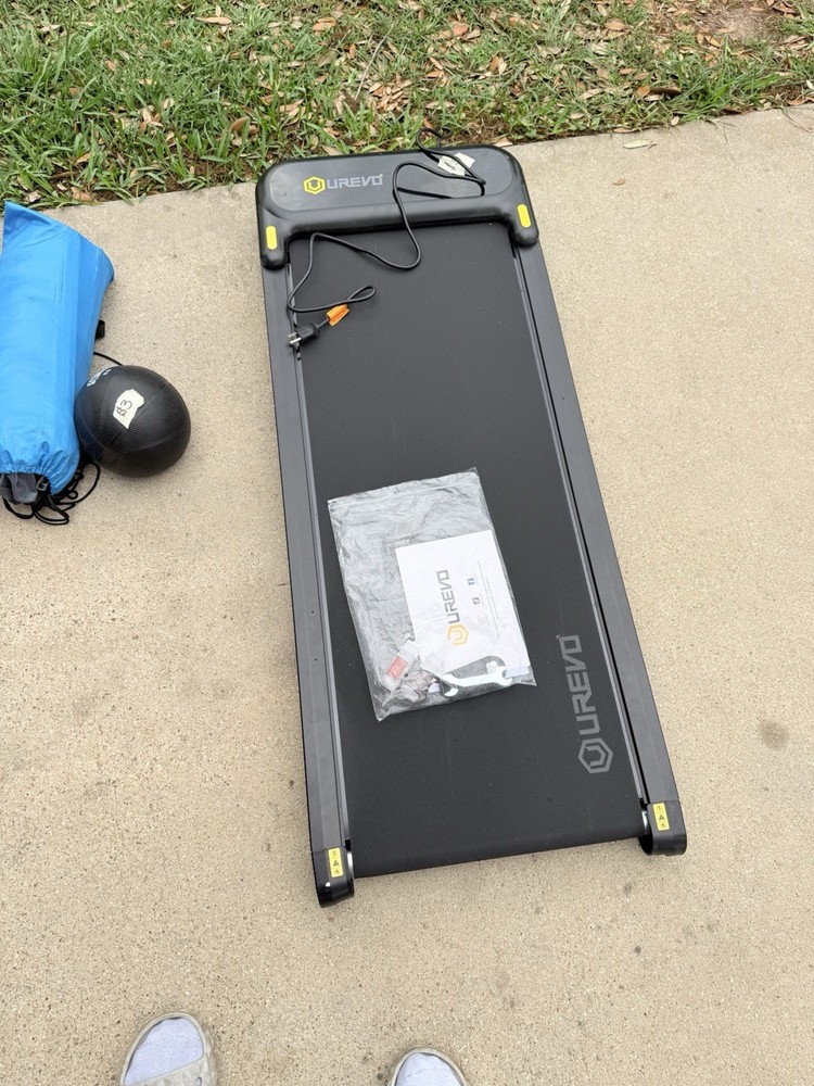 UREVO Walking Pad Treadmill with Controller and Cord