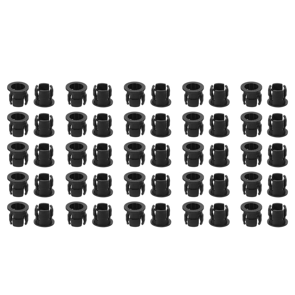 200pcs 5mm LED Holder Light Emitting Diode Holder Clip LED Bulb Socket Panel LED