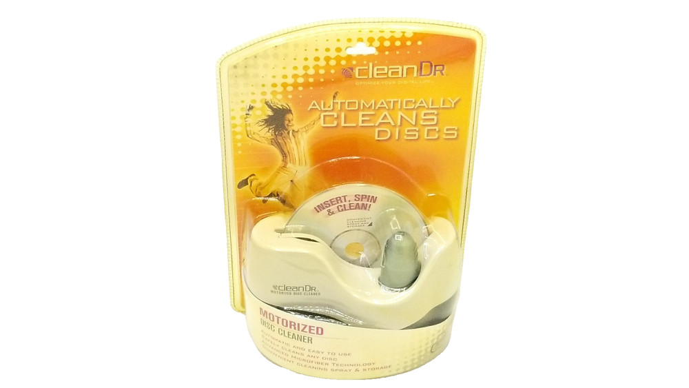 Clean Dr. Motorized Automatic Disc Cleaner 2004 NOS New Sealed