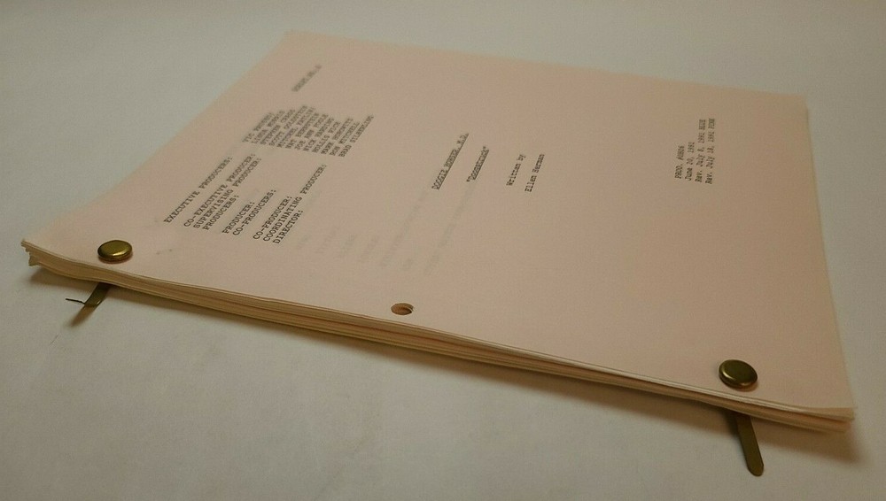 DOOGIE HOWSER, M.D. / Ellen Herman 1991 Script, Neil Patrick Harris "Doogstruck"