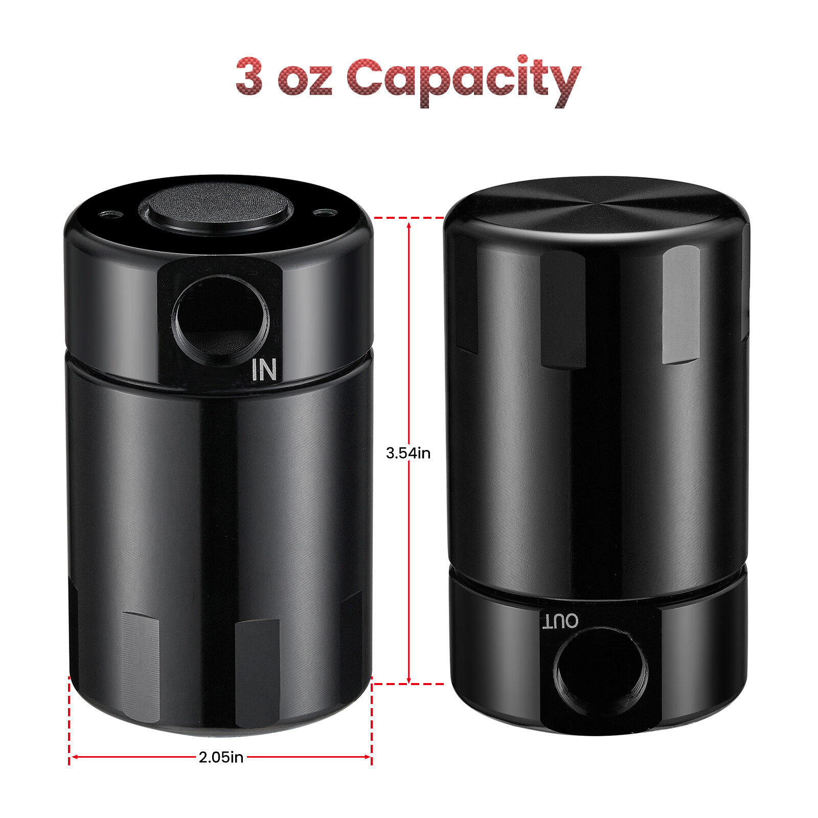 Oil Catch Can Oil Separator for 11-23 Ford F150 5.0L Raptor 2.7L 3.5L Ecoboost