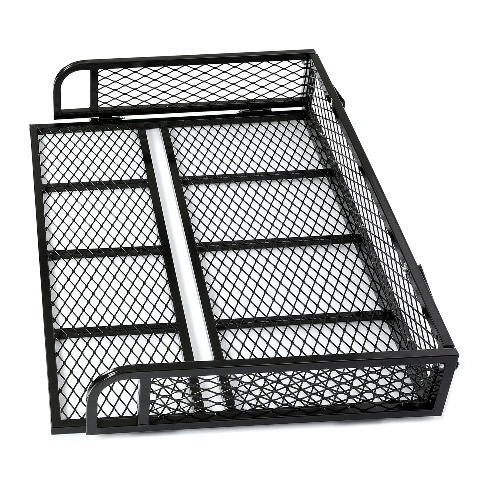 Rear Cargo Basket Rack Storage Carrier Kit For ATV Universal Steel Heavy Duty