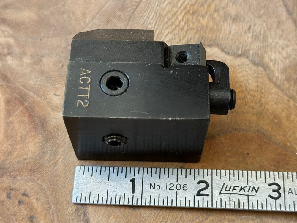 ACCU-SET Roller Backrest Turning Tool ACTT Style With Rectangular Carbide Insert