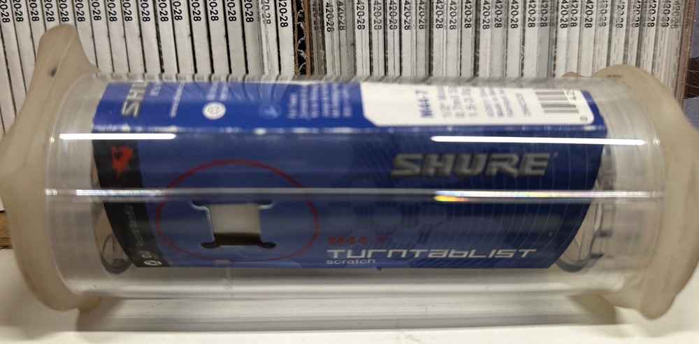 SHURE M44-7 Scratch Needle Mint w/ Technics 1200 Headshell & Case COMPLETE