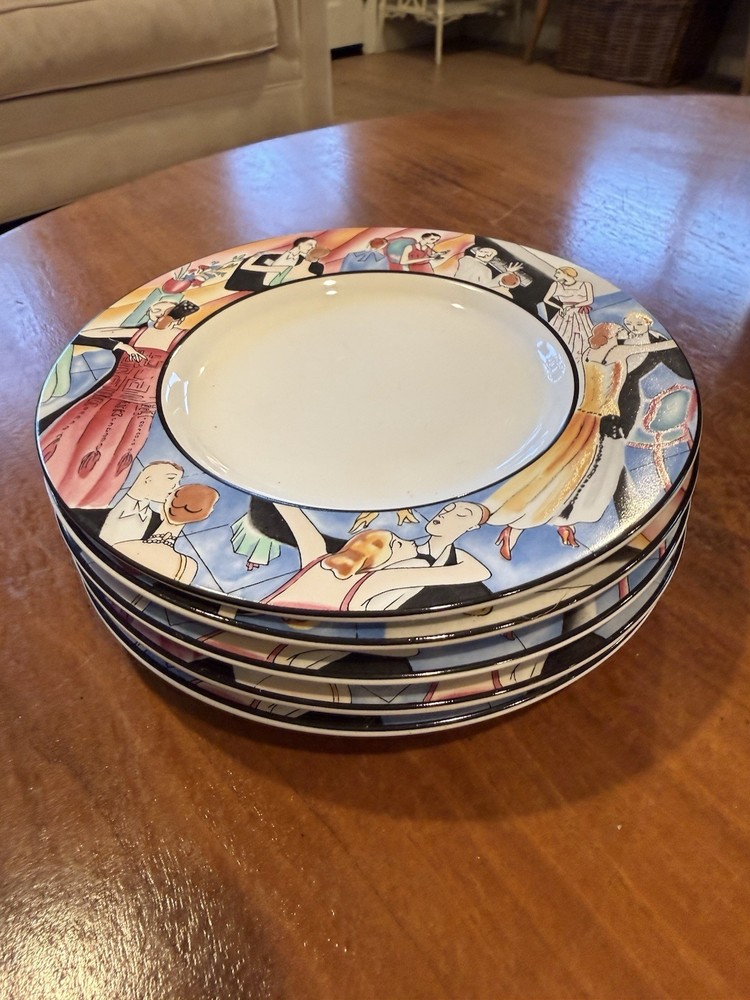 Sakura Tango 1993 Sue Zipkin Dinnerware Set 17 pc Super Nice !!!