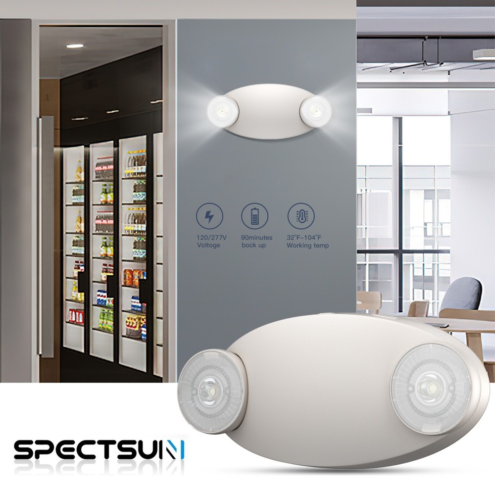 UL Listed 1 Pack Led Emergency Light Exit Lighting Commercial Emergency Lights.