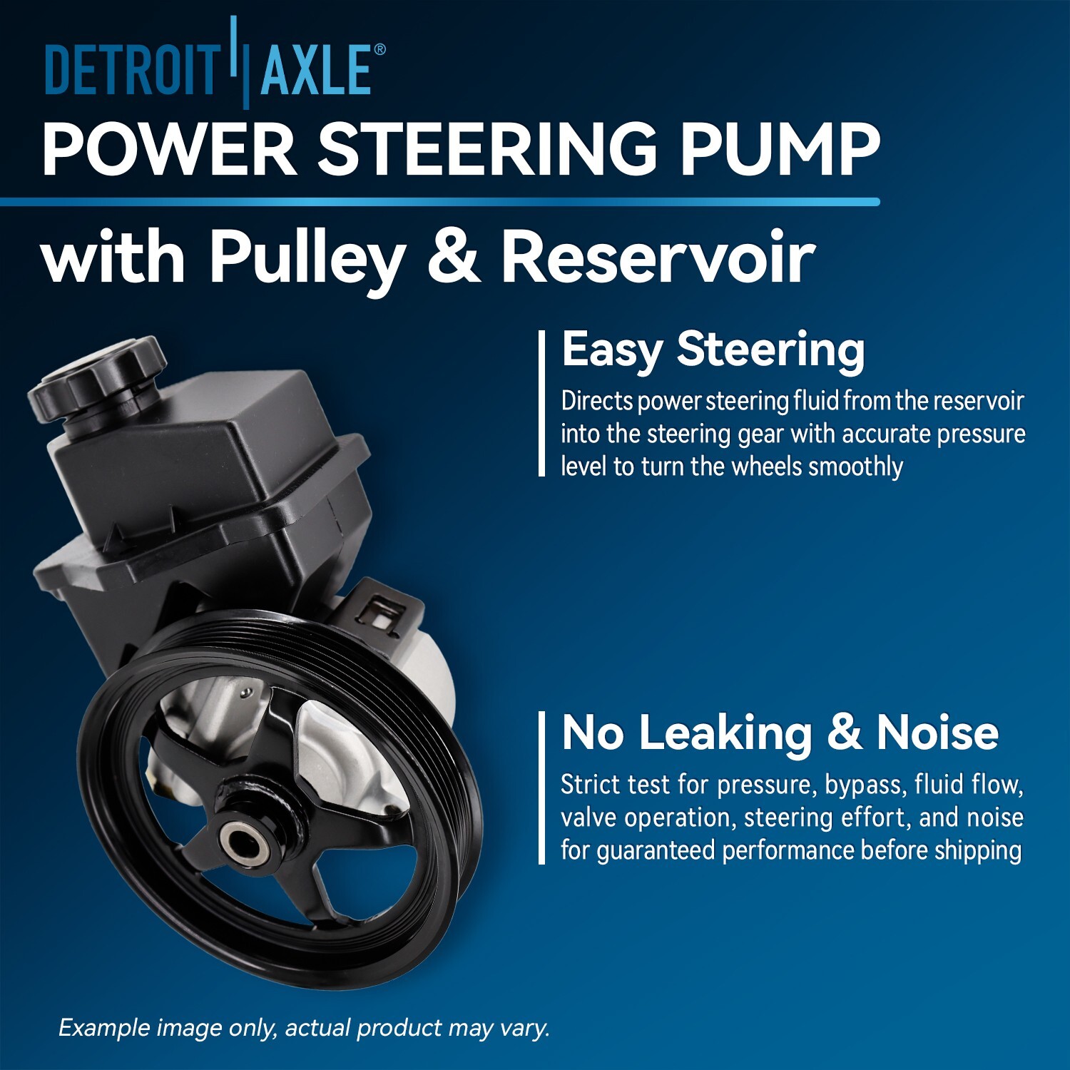 Power Steering Pump w/ Pulley Reservoir for 2006-11 Chevrolet Impala Monte Carlo