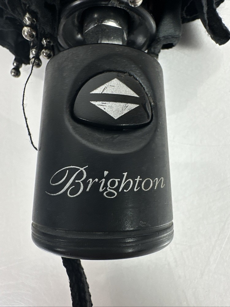 Brighton Black & Red Accessory Pattern Umbrella