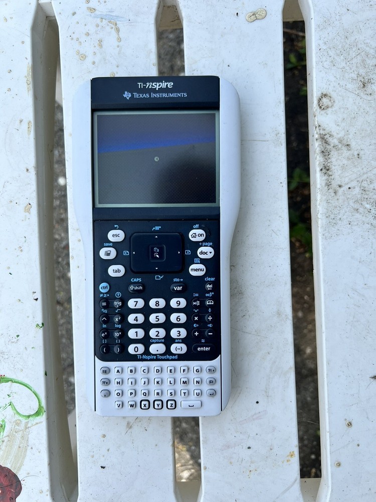 Texas Instruments TI-nSpire 3.5" Screen Graphing Calculator White Calculus Math