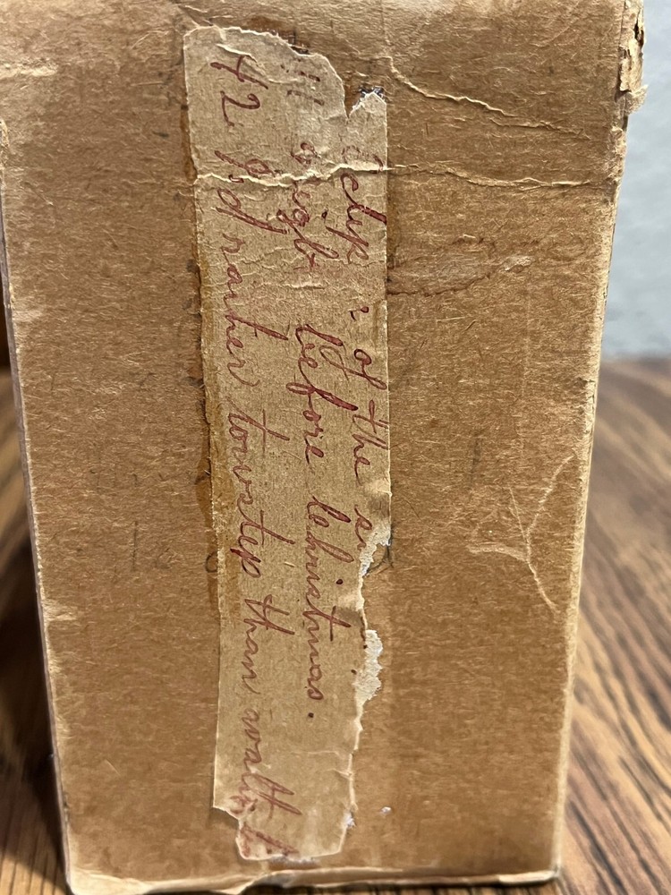 Edison Cylinder Record Container For Three Cylinders and Their Boxes - RARE!!!