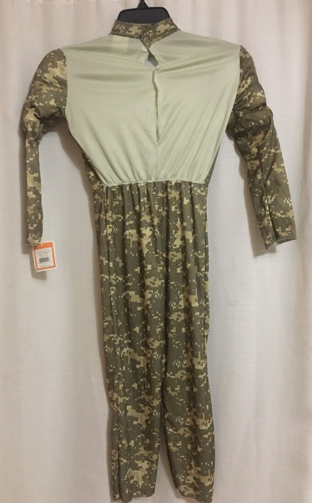 Boy Costume Desert Commando Operation Rapid Strike Size Small Jumpsuit Only Camo