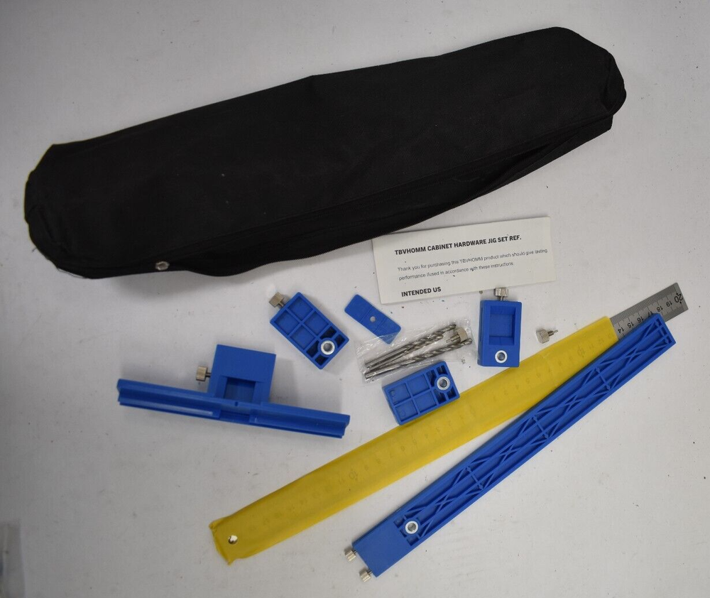 TBVHOMM Cabinet Hardware Jig Punch Locator Drill Guide Dowelling For Install
