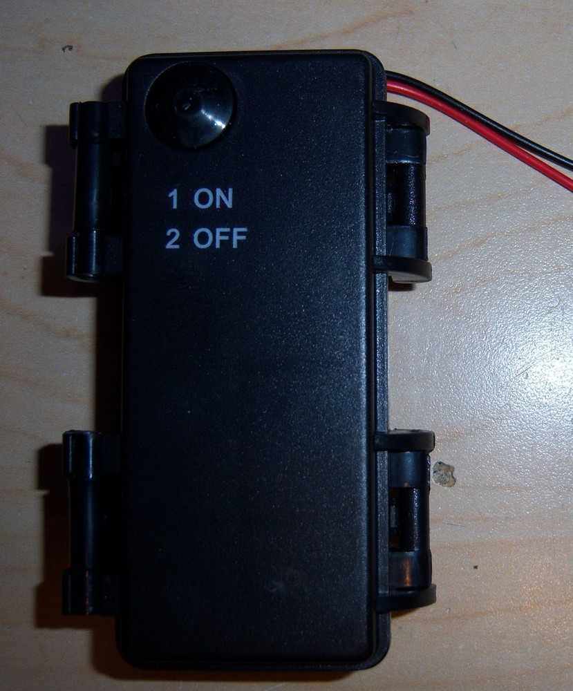 2PCS 2 AA OR 3 AA cell battery holder with on/off switch, IP65 waterproof US