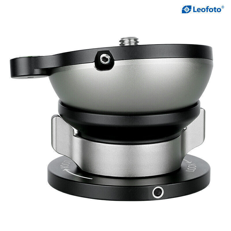 Leofoto LB-75 Leveling Base Quick Adjust Horizontal Head for Tripod，Load 55lb
