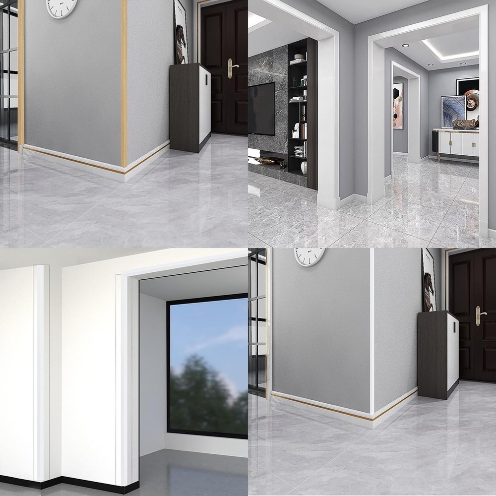 6Pcs 48" Wall Corner Protector,Pre-Cut Wall Corner Protector Guard Protection...