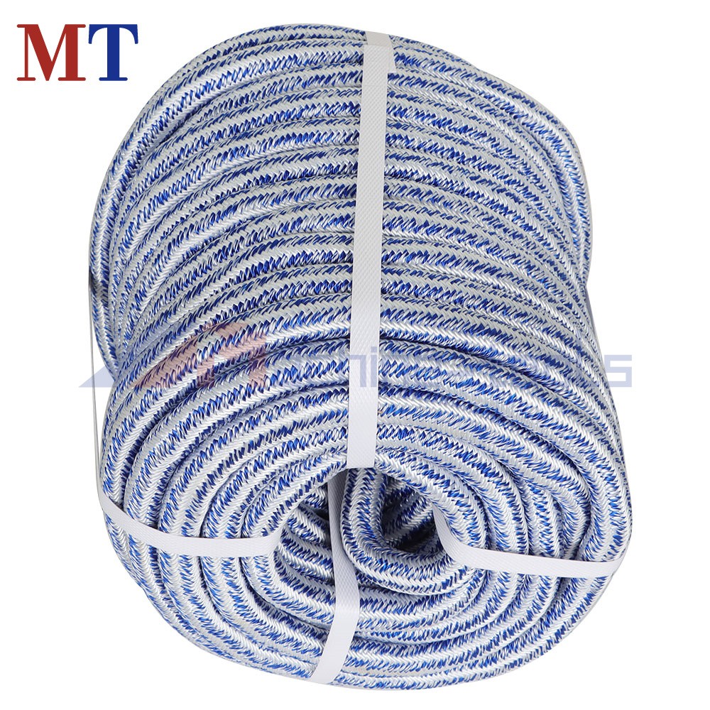 3/4" × 100' Arborist Tree Rope 20000Lbs 24 Strand Braid Polyester Rope