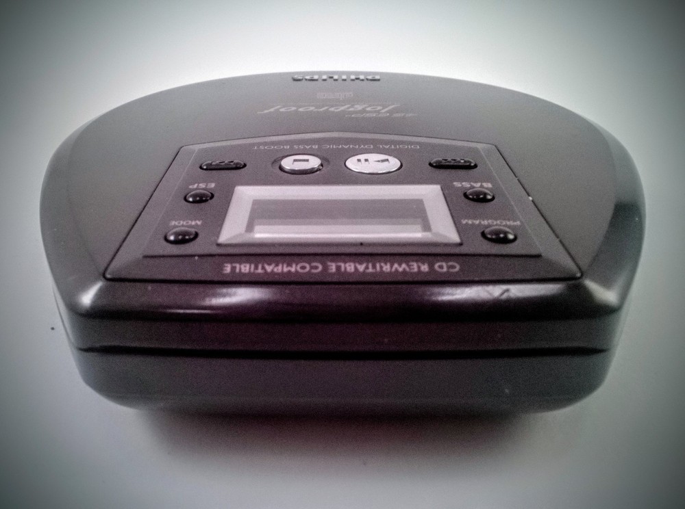 Philips Jogproof Portable CD Player 45 Sec. ESP Discman, Black. Works Perfectly!