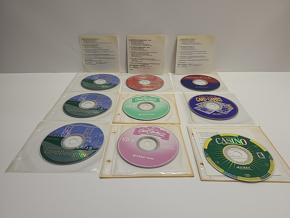 Software Discs for PC Microsoft/Windows, Gateway +More! Lot Of 29 With Case