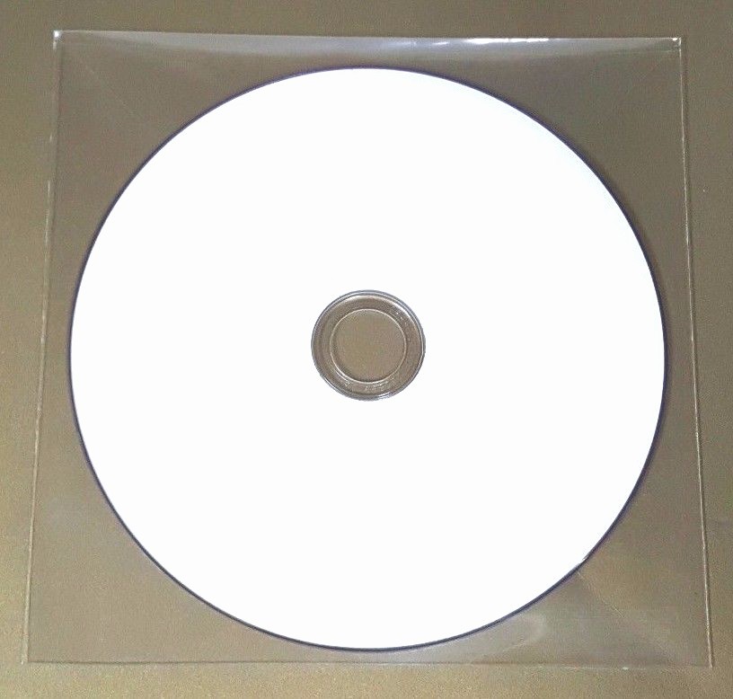 500 CD DVD BLURAY CPP Clear Plastic Sleeves with Flap Envelopes 100micron