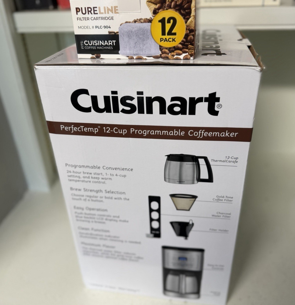 Cuisinart 12-Cup Thermal Coffee Maker DCC-1850 - Include 10 Filter Cartridges