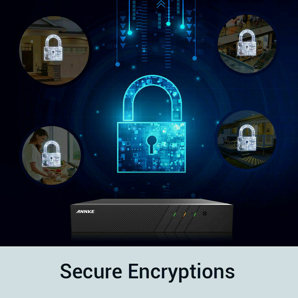 ANNKE HD 6MP POE NVR IP Network Video Recorder H.265+ for Smart Security System