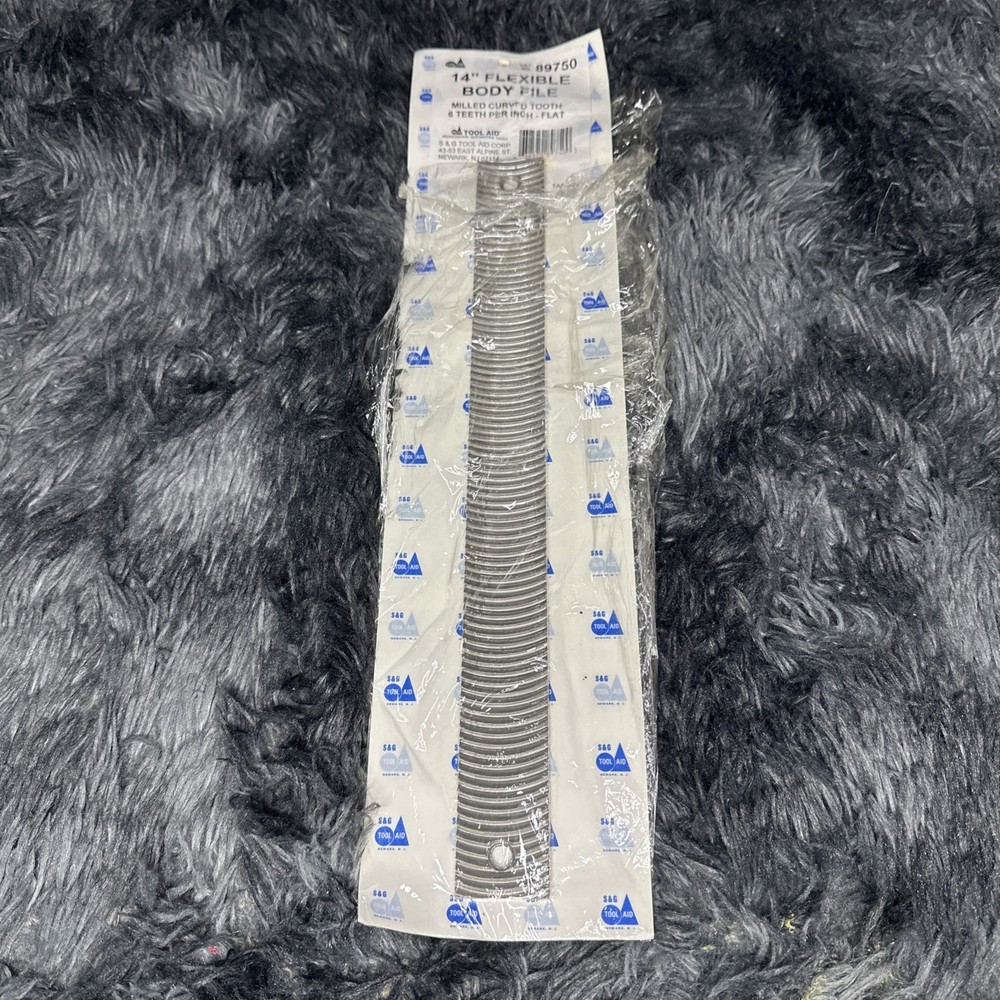 Tool Aid 89750 Flexible Body File - 6 Teeth/Inch, Flat