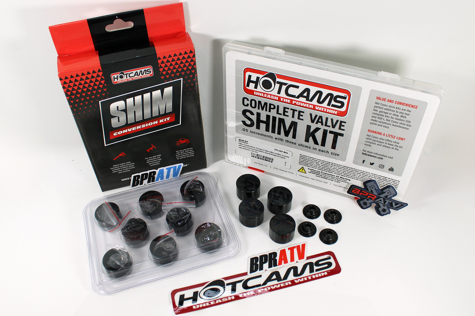 Polaris RZR XP1000 XP4 1000 Hot Cams Valve Shim Conversion Kit +Hotcams Shim Kit