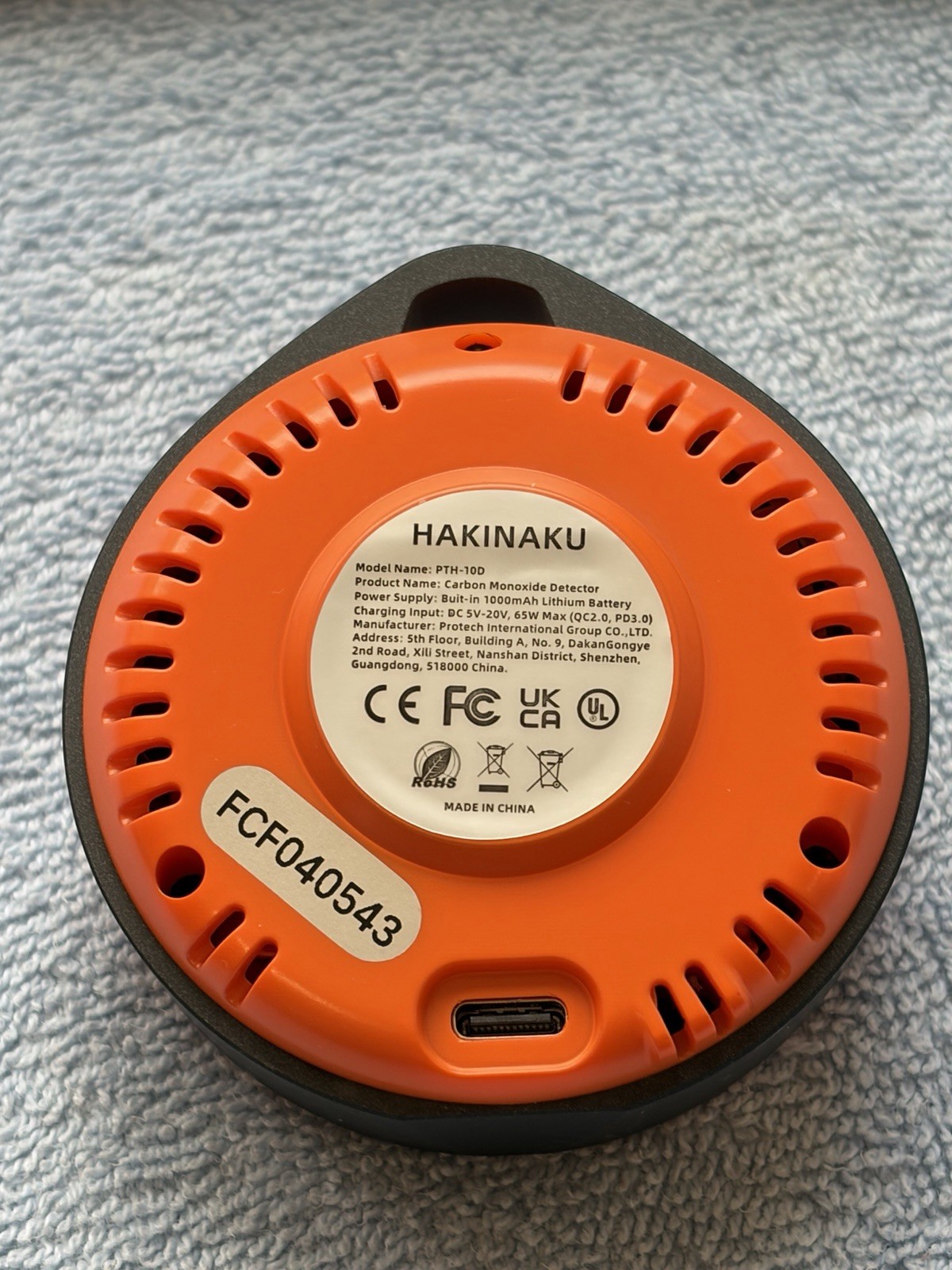 Portable Carbon Monoxide Detector Temp/Humi/CO Sensor Alarm Outdoor/Indoor NEW