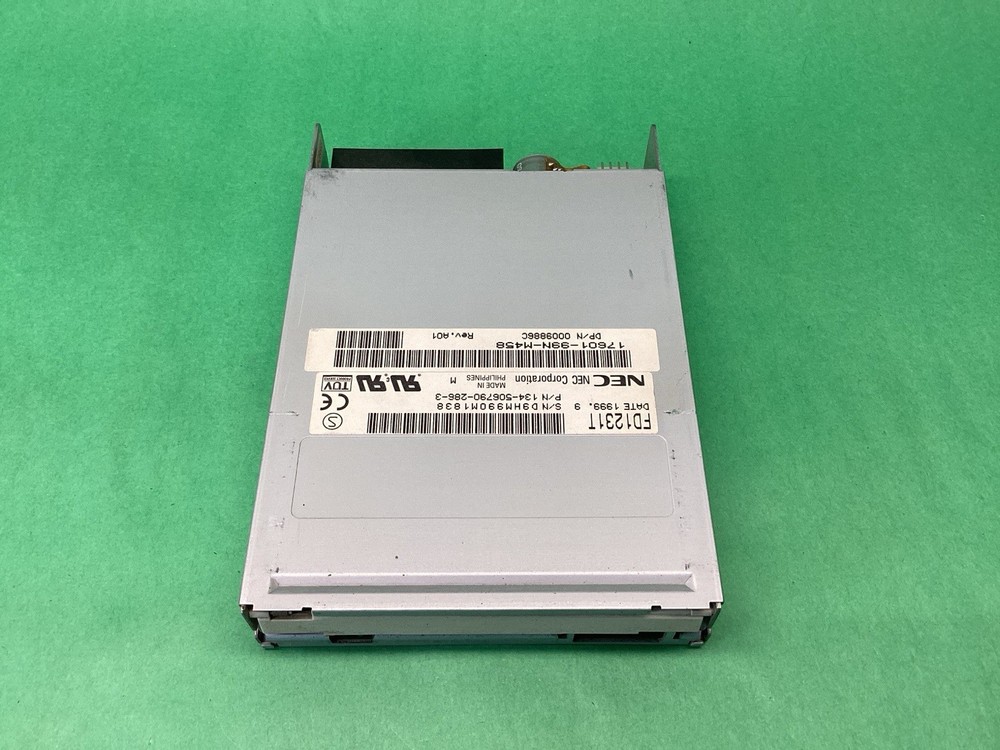 NEC FD1231T Beige 3.5” Internal Desktop Floppy Disk Drive - UNTESTED