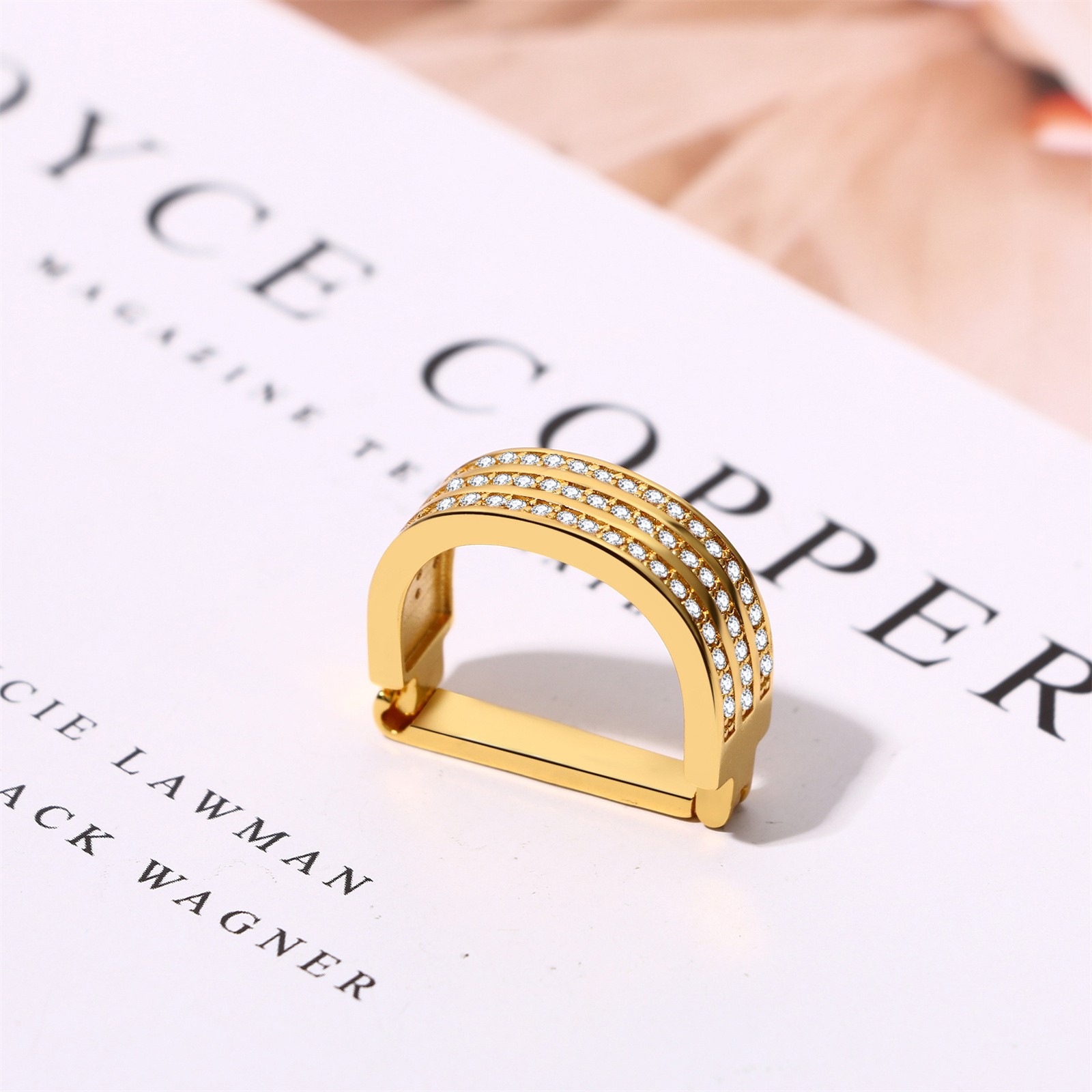 Mens Metal Tie Ring Tie Clip Clasp Bling Business Wedding Neckties Holder Clip